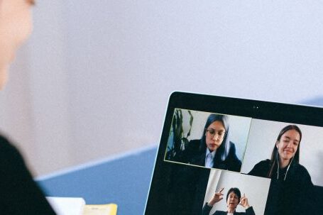 Video Conference - People on a Video Call