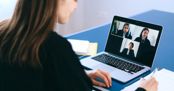 Video Conference - People on a Video Call
