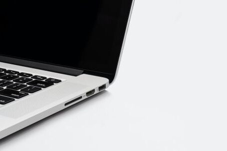 Technology - Close-up of Laptop Keyboard