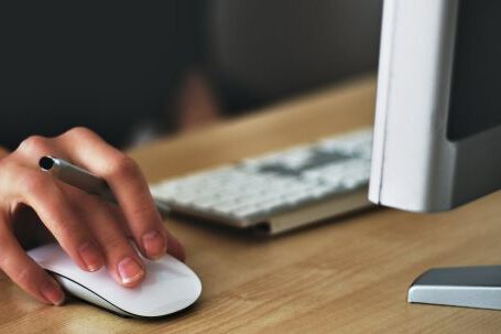 Pc - Person Holding Apple Magic Mouse