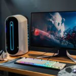 Pc - black flat screen computer monitor beside white computer keyboard